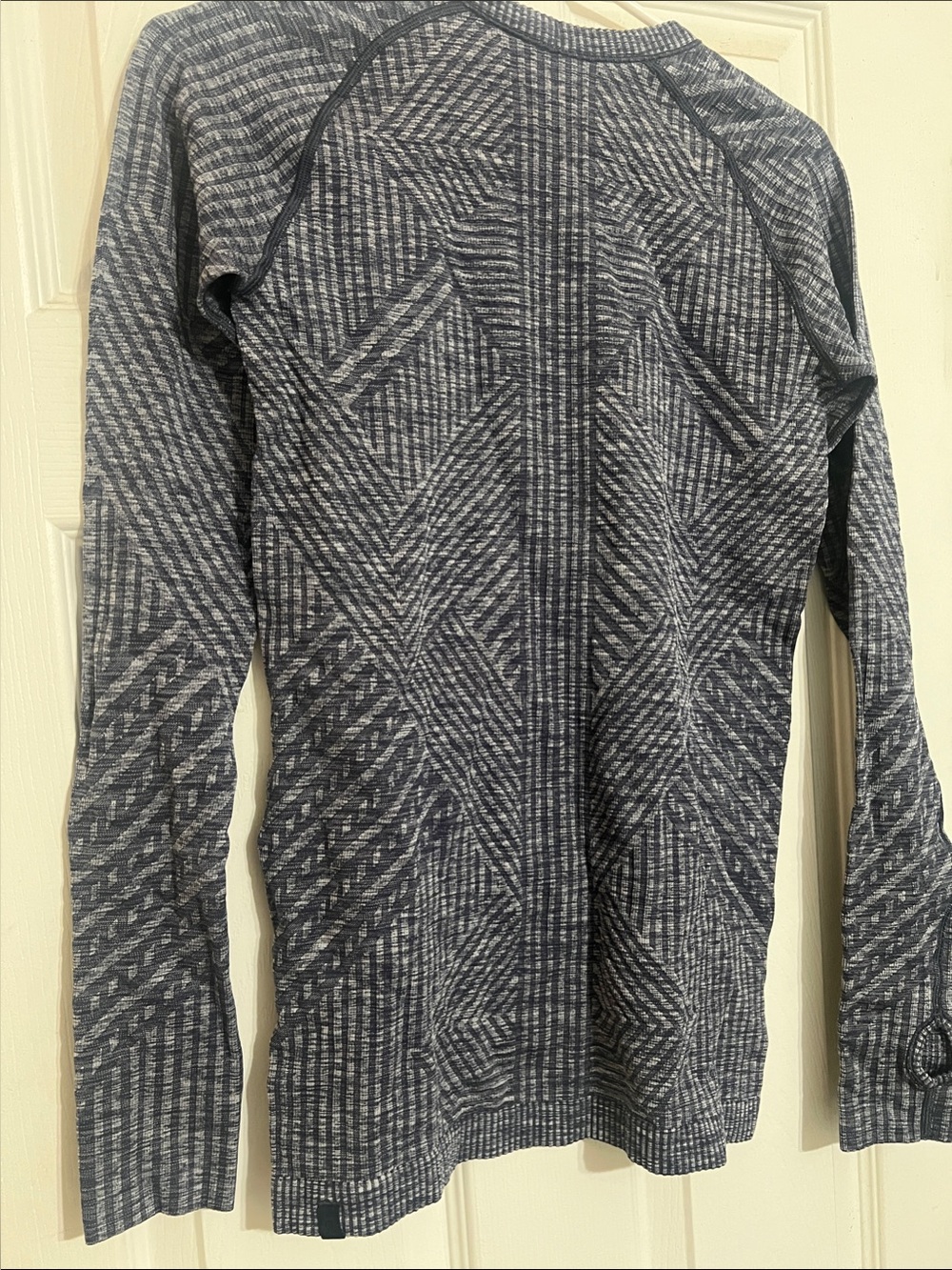 lululemon athletica Men's Geometric Crewneck Sweater - Navy Heather